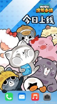 Raccoon Town in the Phone